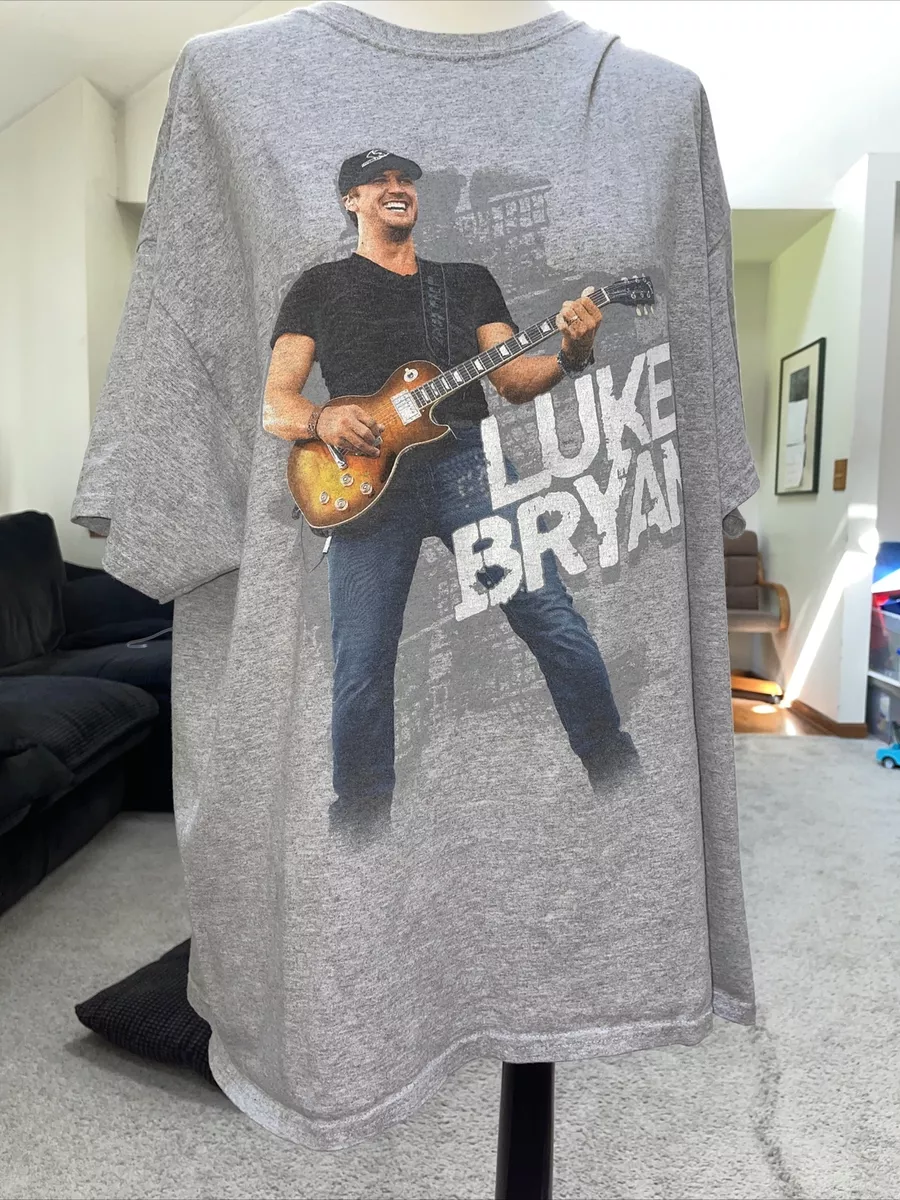 Luke Bryan I Dont Want This Night To End Concert Tee Shirt Gray