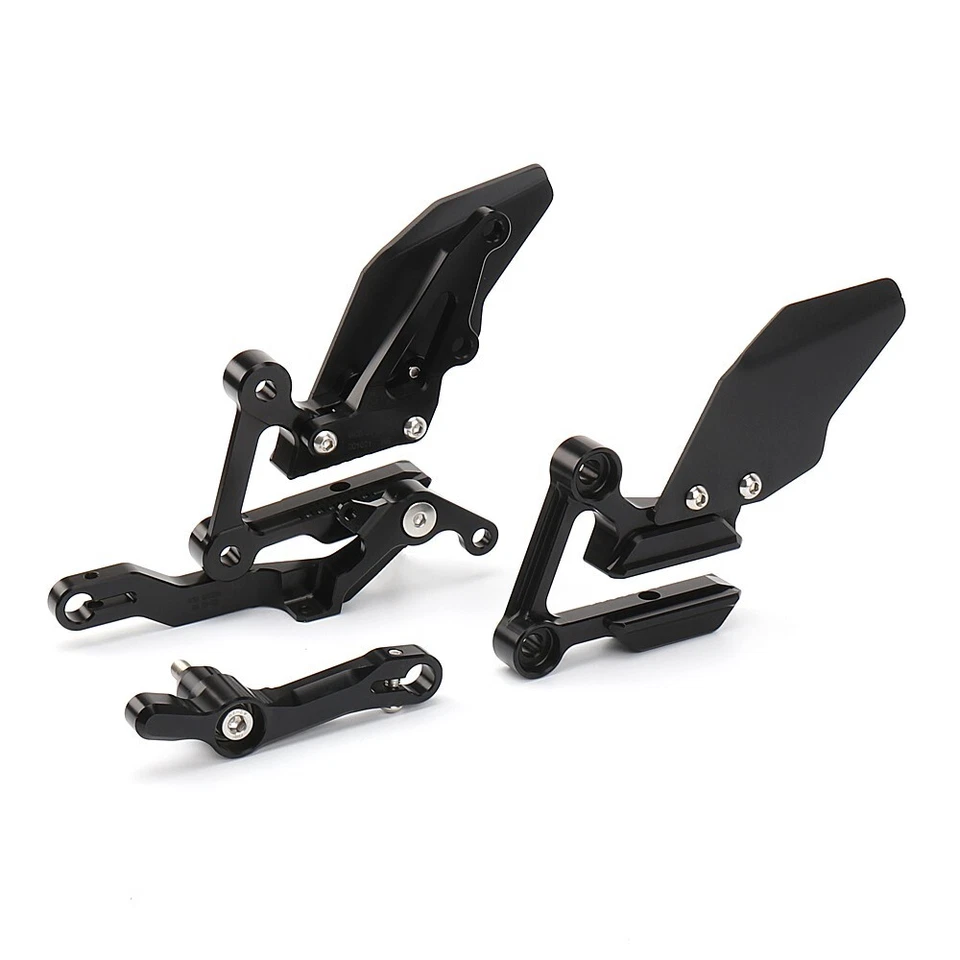 Pedal de elevación ajustable estriberas para moto Yamaha XSR900 2022 23 Foto 3 de 4