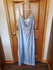 Anthropologie BHLDN Gown NWT Silver Blue Prom Bridesmaid Dress (Retail $168) 26