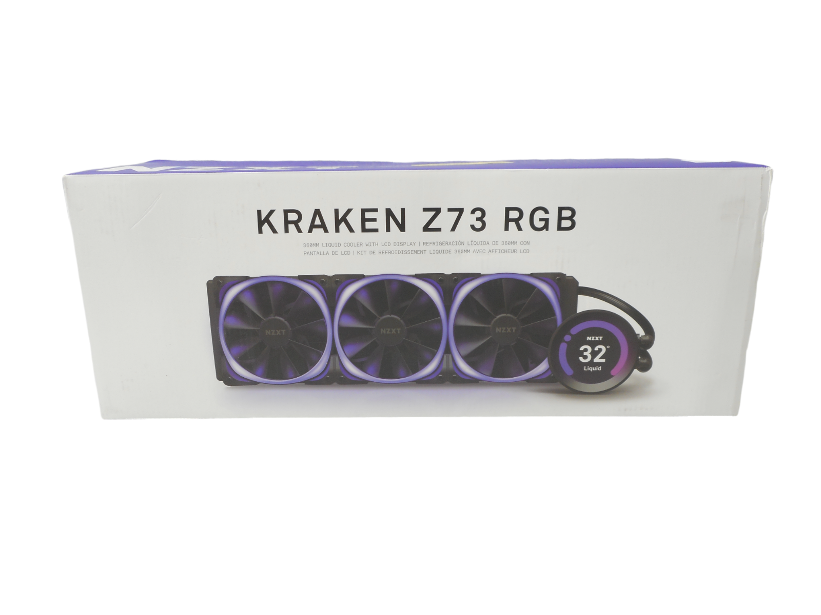 nzxt kraken z73 rgb with lcd display factory