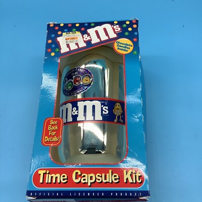 M&M's Time Capsule Kit 2000 Millennium Candy Container NEW Sealed