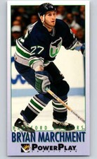1993-94 PowerPlay #352 Bryan Marchment  Hartford Whalers V78050