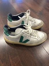 VEJA V12 Women White Green UK4