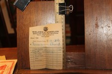 1942 Coal Creek Tennessee 1 Walden Wheeler Sinclair Service Station Receipt