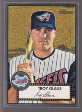 2001 Topps Heritage Base Chrome Parallel Variation #CP37 Troy Glaus 283/552