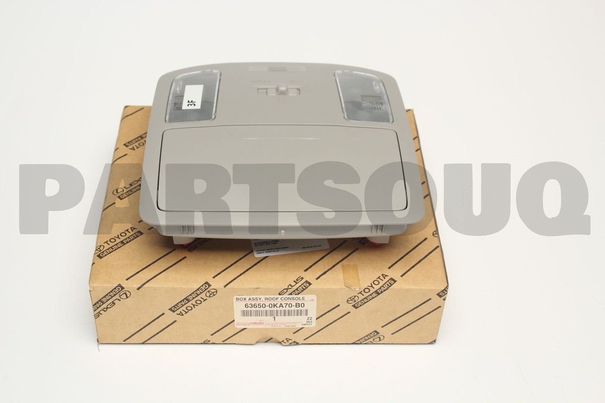 636500KA70B0 Genuine Toyota BOX ASSY, ROOF CONSO 63650-0KA70 636500KA70B0 Genuine Toyota BOX ASSY, ROOF CONSO 63650-0KA70