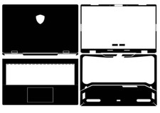 Laptop Leather Skin Stickers Fit MSI Crosshair 16 HX D14V