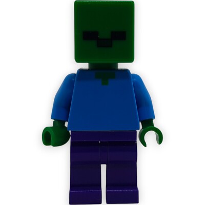 LEGO Minecraft Zombie min010 Minifigur Figur Grün Mine Craftin Box Ersatz Mini