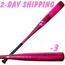 2024 DeMarini Neon Pink VOODOO ONE 33" / 30 oz Alloy Adult BBCOR Bat -WBD2557010