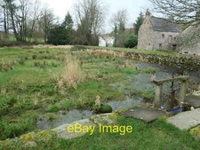 Photo 12x8 Out of use mill pond, New Abbey The stain on the walls show tha c2020