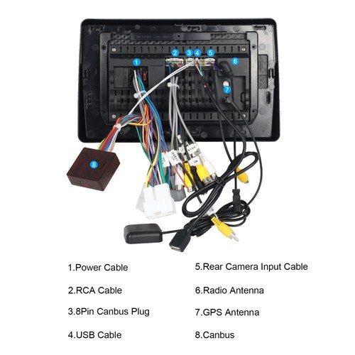 8-Core 4+64GB Autoradio Android 13 für Renault Master Opel Movano B Nissan NV400 - Bild 24 von 24