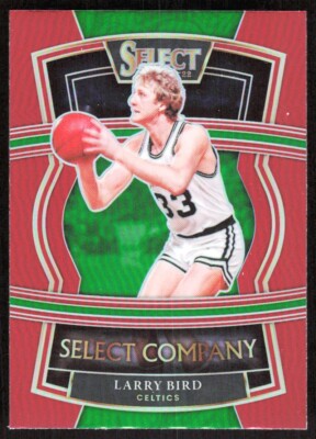 2021-22 342E Panini SELECT RED PRIZM Larry Bird Boston Celtics #17