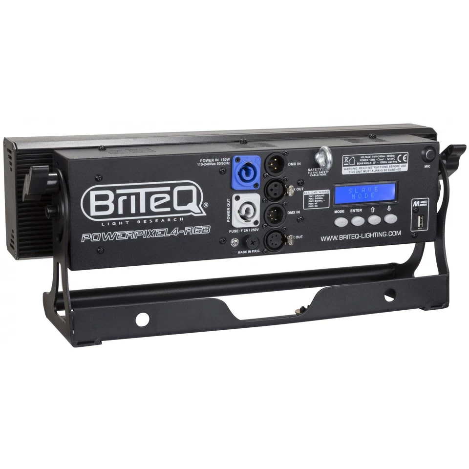 Briteq PowerPixel4-RGB LED COB Bar 4 x 30W RGB Batten Stage Lighting DMX - Image 3 of 4