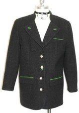 Perry / Black ~ Wool Women German Dress Riding Evening Winter Jacket Eu 38 12 M