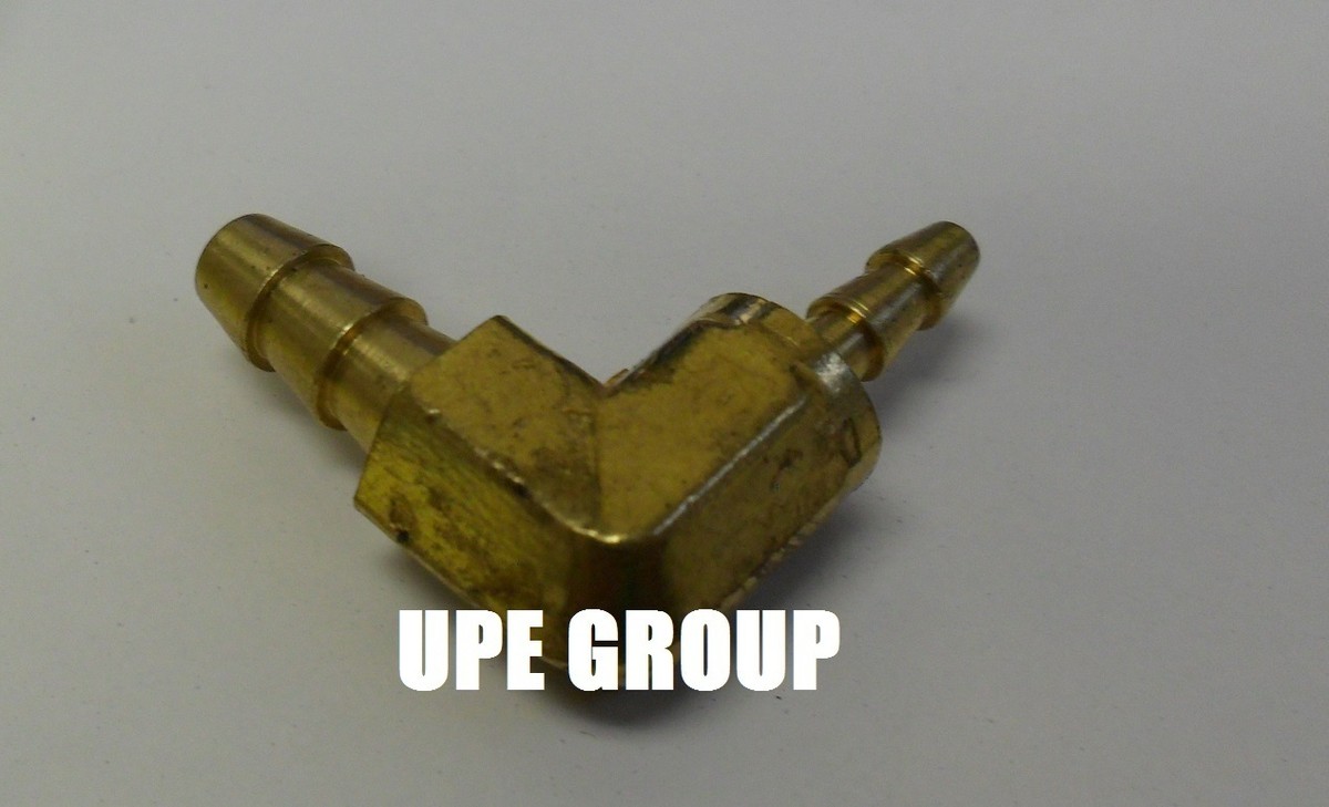 1pc Brass Elbow Barb Fitting 1/4 Hose X 1/8 NPT Fuel Boat Forged Quality - Foto 10