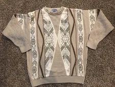 Vintage Tosani Cosby Crewneck Knit Sweater Mens Large Coogi