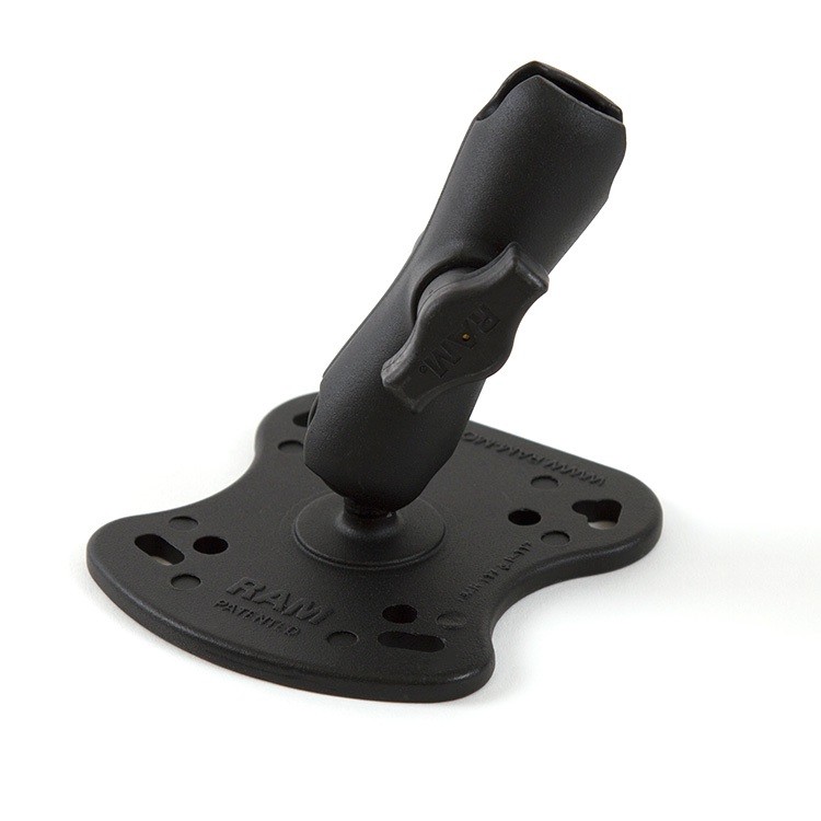 RAM HOBIE Fish Finder Base with 1" Arm #72023052 Kayak Boat Corrosion Resistant