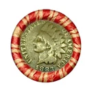 Vintage 1883 Indian Head Penny 1928-D Wheat Steel Small Cent Ends Roll Estate