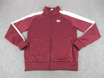 Puma Jacket Mens Small Red Marathon Clothing Nipsey Hussle TMC Track Coat