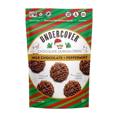 Undercover Chocolate Quinoa Crisps Milk Chocolate   2 Pack (3 oz Each)   New