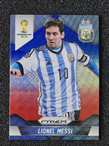 Lionel Messi [Blue Prizm] #12 2014 Panini Prizm World Cup card