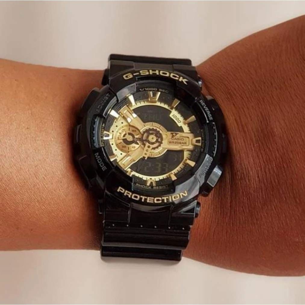 CASIO G-SHOCK GA-110GB-1ADR Watch Black x Gold Series World Time