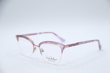 NEW NICOLE MILLER MALLORCA C02 PINK HAVANA AUTHENTIC FRAME EYEGLASSES 51-18