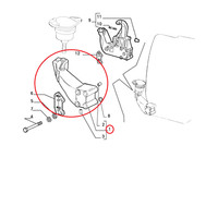 Originale MotoraufhäNgung Halterung Fiat Punto OE 46414723