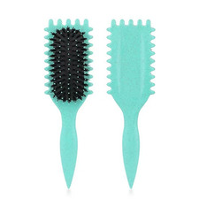 Bounce Curl Define Styling Brush - Frizz Preventing Curling Comb with Smooth Tex