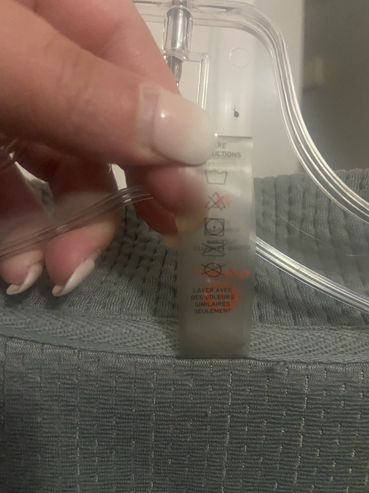 Mono B Medium Solid Gray Full Zip Long Sleeve Jac… - image 3