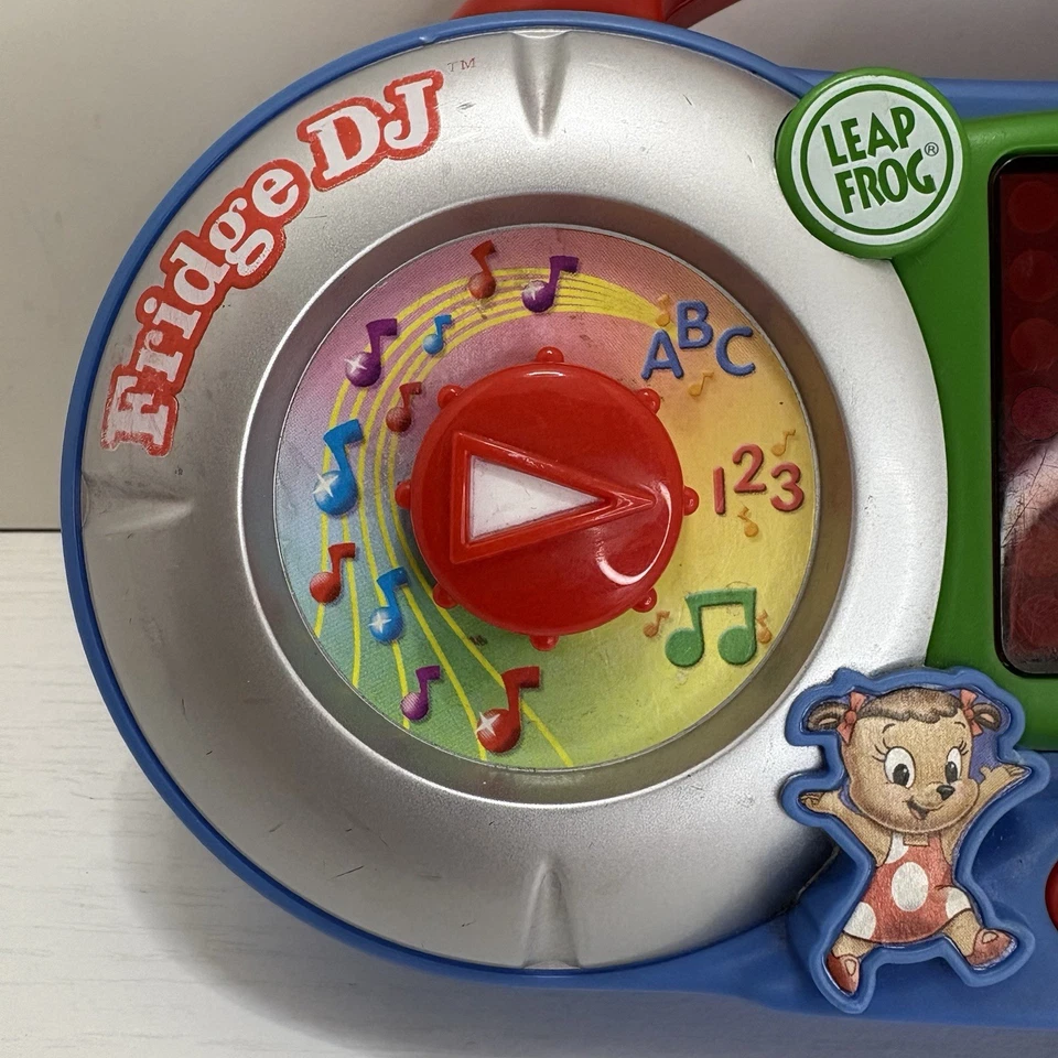 LeapFrog Fridge DJ Musical Toy – Works, Lights Up, Magnet Learning Radio RARE - Image 2 of 4