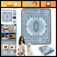 Washable Dog Cat Pee Pads 72"x72" Super Absorbent Leakproof Reusable Training Ma