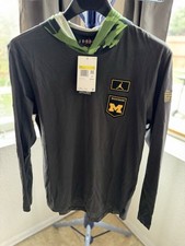 University Of Michigan Military Hoody Jordan Brand NEW With Tags