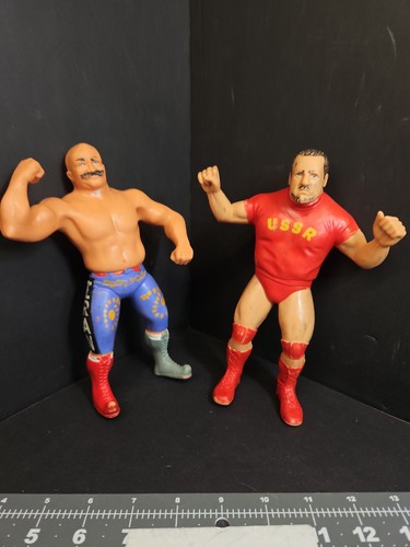 Nikolai Volkoff Iron Sheik 1984 Vtg WWF LJN Titans...