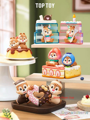 TOPTOY Disney CHIP 'n' DALE Dessert Adventure Series Blind Box Confirmed Art Toy