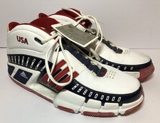Antawn Jamison Player Issued Adidas Team USA Shoes 2007 UNC NBA NCAA 16 SAMPLE