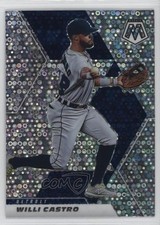 2021 Panini Mosaic Quick Pitch Silver Mosaic Prizm Willi Castro #158 2t9