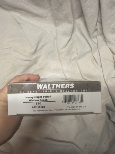 Entrenador de ventana emparejado de peso pesado Walthers B&O 932-101202 | Condition: New