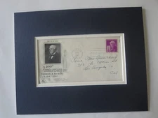 Honoring Thomas Edison  & First day Cover  of his own stamp