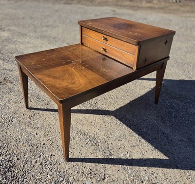 One Mid-century Mersman ( 1950s-1970s ) step-up side table solid