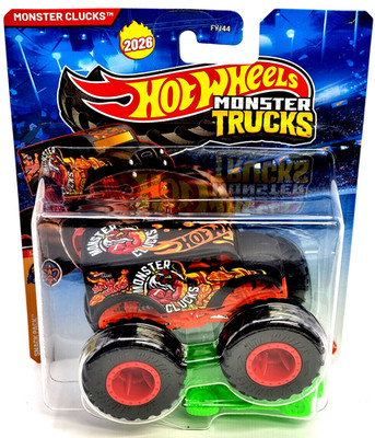 Mattel Hot Wheels Monster Trucks   Actionfahrzeug 1:64 HY47 Monster Clucks