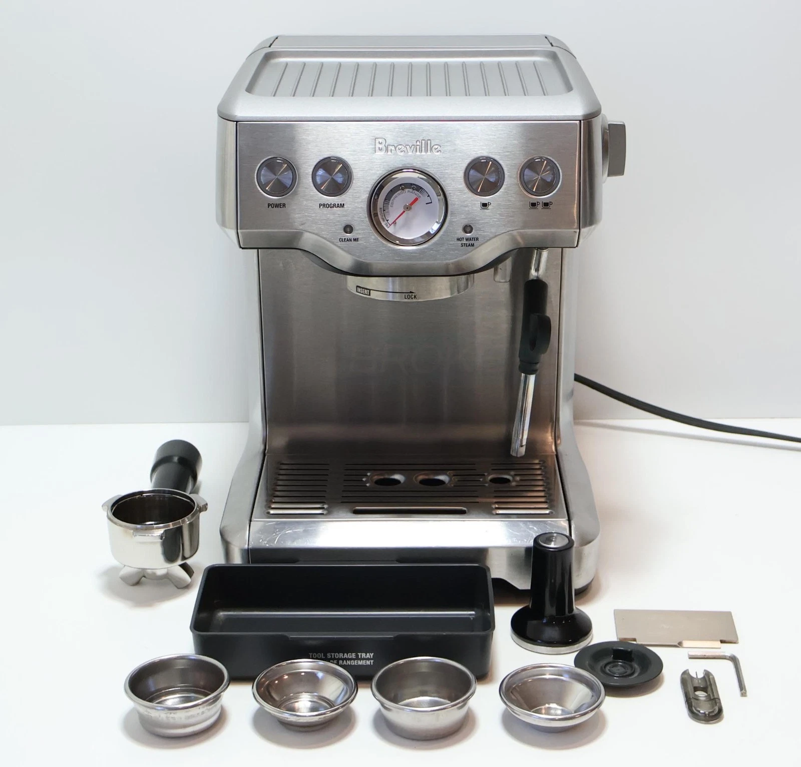 Breville the Infuser Espresso Machine BES840XL/A
Opens in a new window or tab