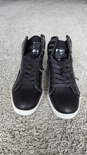 Pastry Kids High Top Lace-Up Dance Sneakers Black/White US 7 EU 38 UK 5
