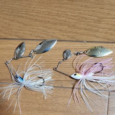 Gamakatsu Micro Spin 3/8 oz Spinnerbait Set of 2 + Trailer Hook 3pcs