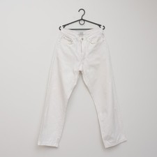 Versace Jeans Couture Pants Mens sz 31 White Medusa Logo Cotton Vintage Designer