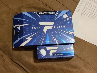 One Dozen Top Flight XL Control Golf Balls NIP