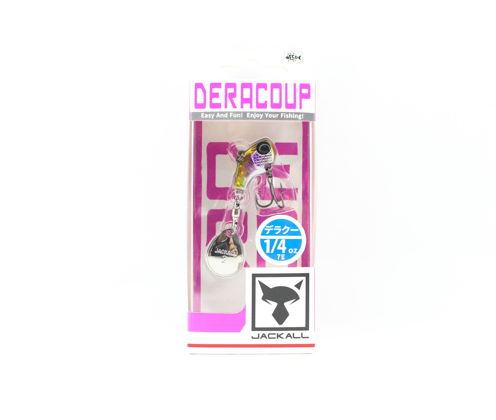 Jackall Deracoup 1/4 oz Spin Tail Sinking Lure Clear Up Wakasagi (1921)