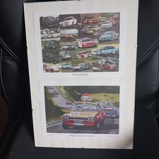 Touring Cars print and Alan Mann Escort print