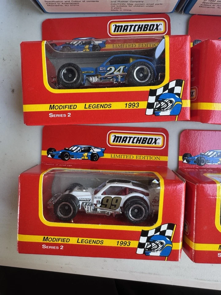 1992 1/64 Matchbox Modified Legends Series #1 1993 Series 2 COMPLETE 8 Cars - Image 4 of 4