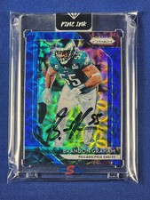 Brandon Gaham 2018 Panini PRIZM Blue 20/99 AUTO JSA AUTHENTIC FINE INK 1/1